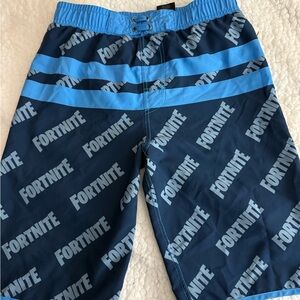 ⭐️ 3/$20 Fortnite Blue Swim Shorts with mesh 14-16
